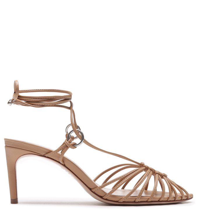 Sandália Lace-Up Strings Honey