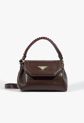 Bolsa Tiracolo Pequena London Couro Marrom