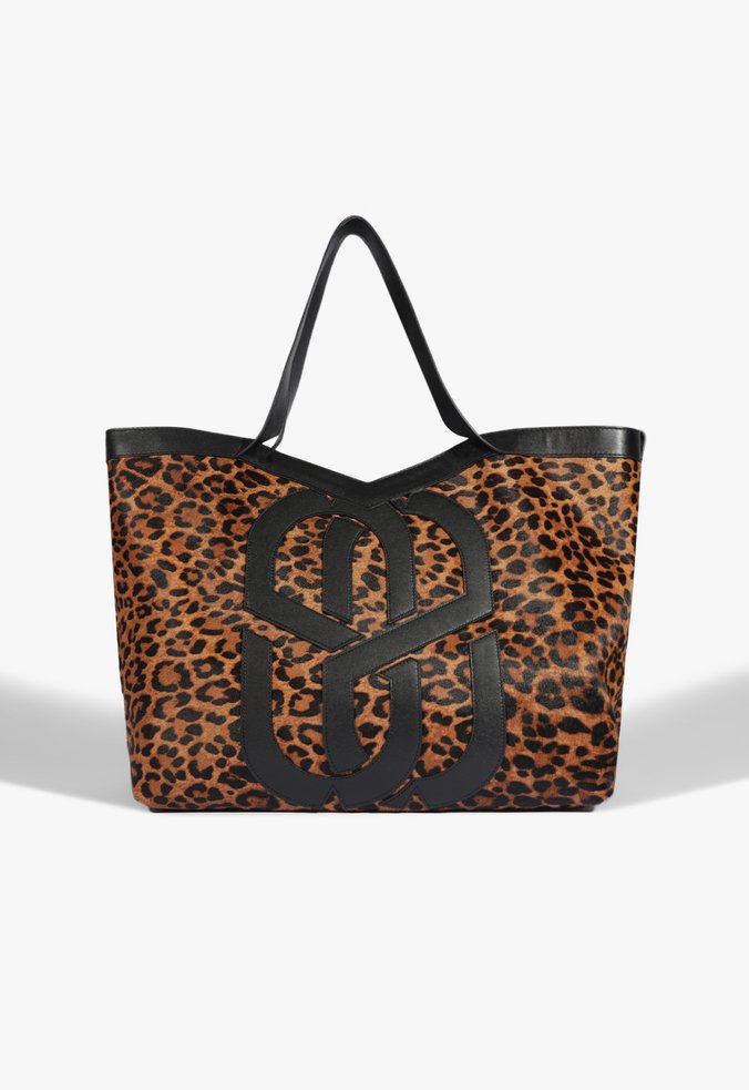 Bolsa Shopping Couro Onça