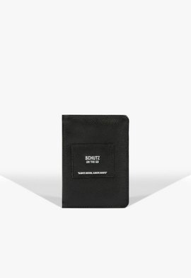 Porta Passaporte Couro Preto