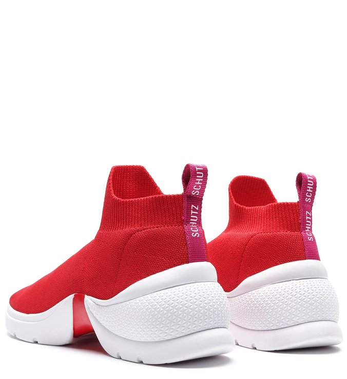 Tênis The Duo Knit Bright Red Tênis The Duo Knit Bright Red
