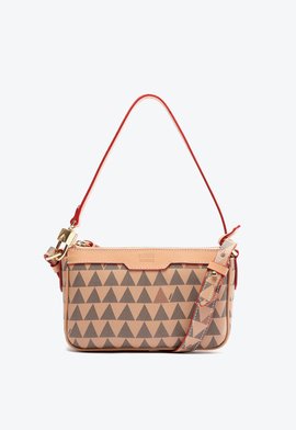 Bolsa Tiracolo Pequena Emmy Triangle Rosa