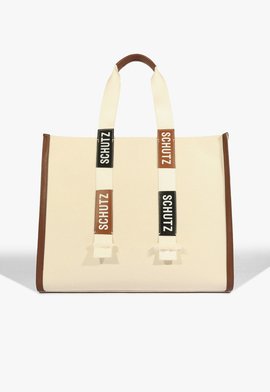 Bolsa Shopping Grande Livia Summer Bege e Marrom