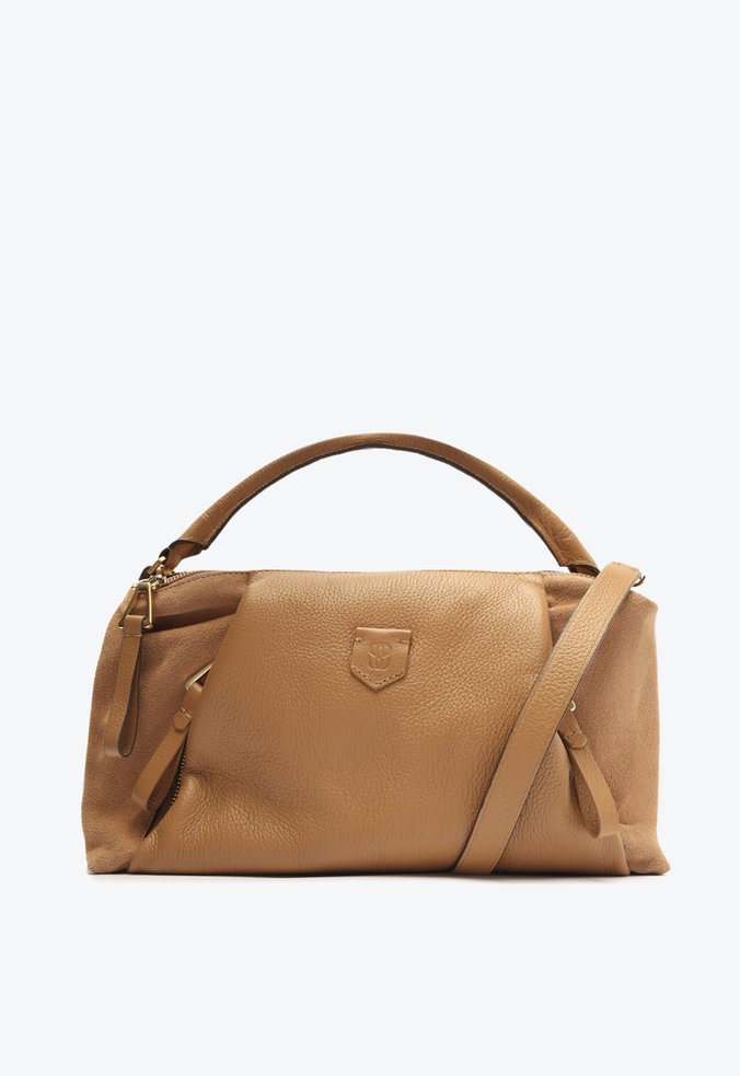 Bolsa Tote Colbie Couro Marrom Clara