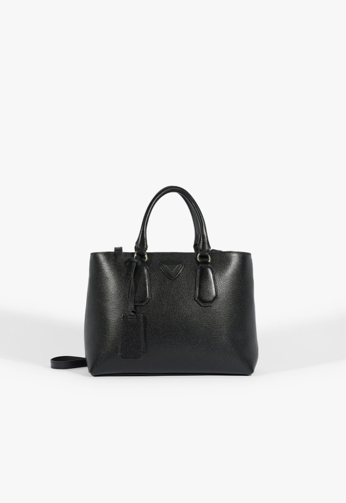 Bolsa Tote Média Olie Couro Preta