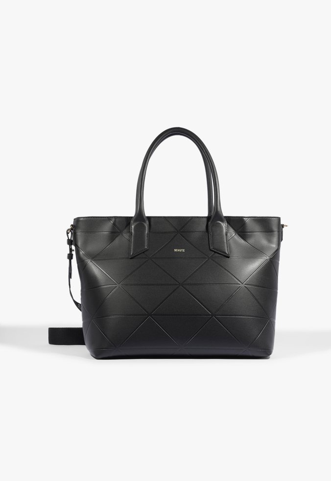 Bolsa Tote Tiracolo Grande Maely Preta