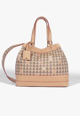Bolsa Shopping Neo Emma Triangle Marrom