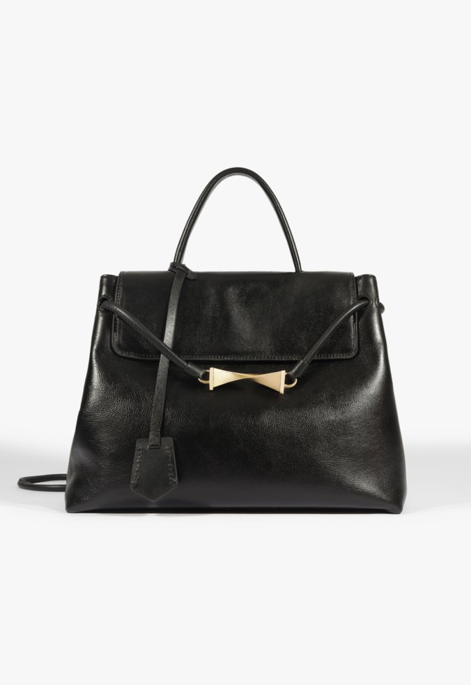 Bolsa Satchel Twisted Grande Preta