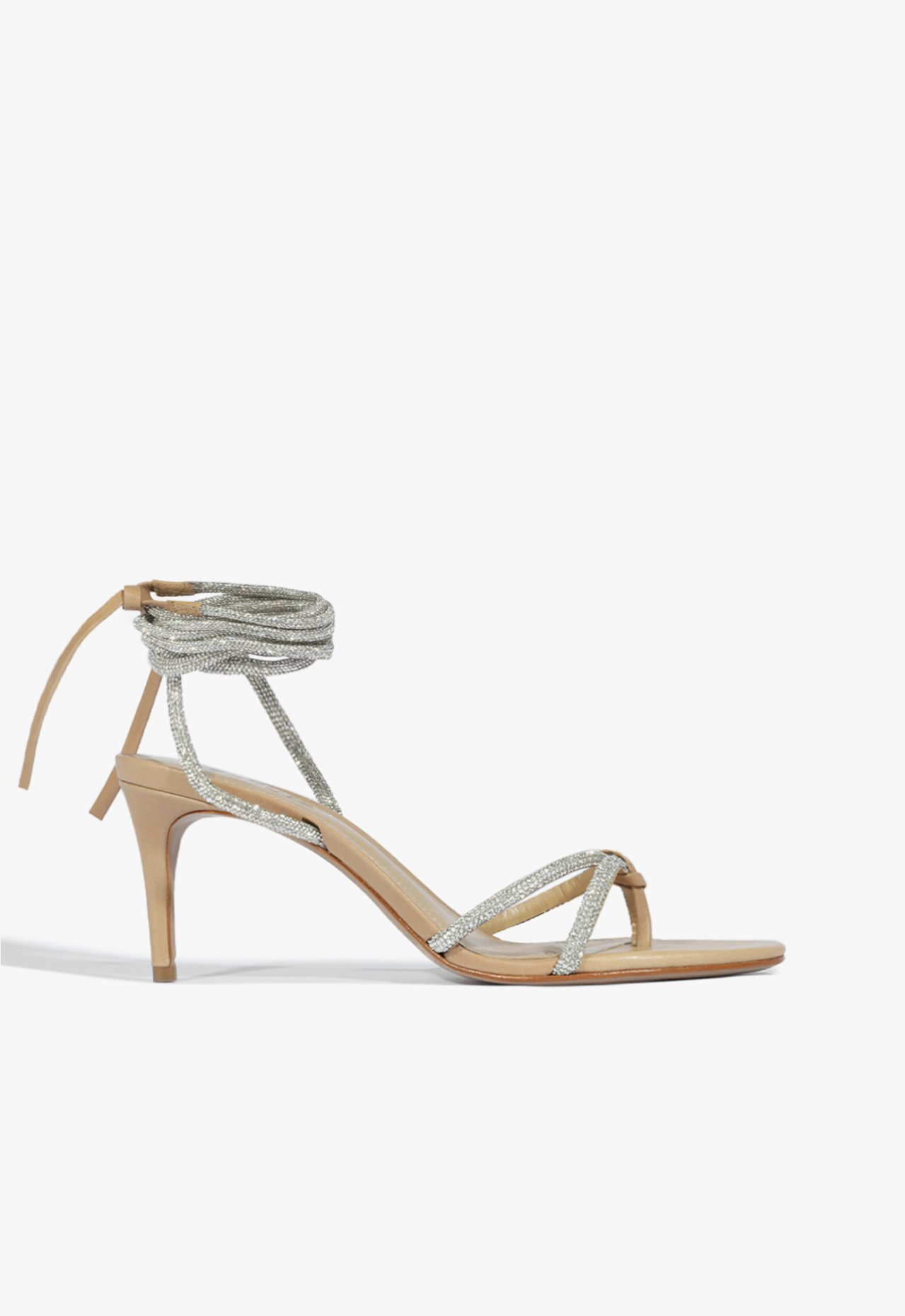 Sandália Devon Salto Fino Bege | Schutz