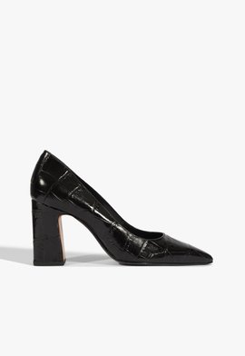 Scarpin Eleanor Croco Preto