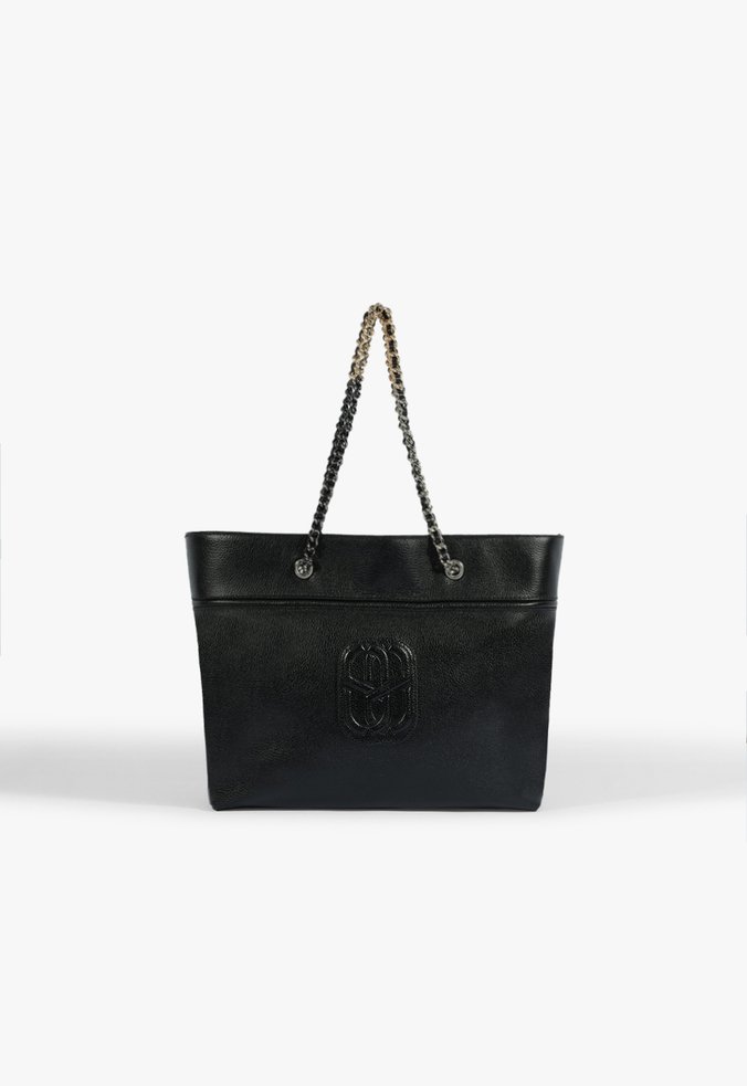 Bolsa Mini Shopping Belle Couro Preta