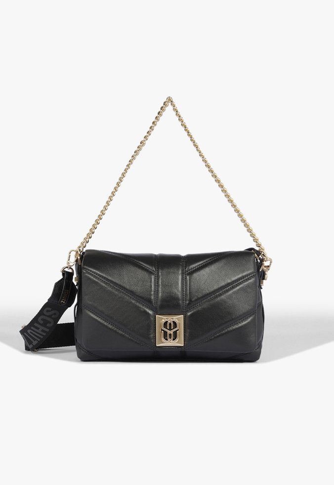 Bolsa Tiracolo Lorie Couro Preta