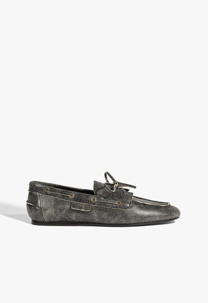 Mocassim Dockside Noemi Couro Marrom