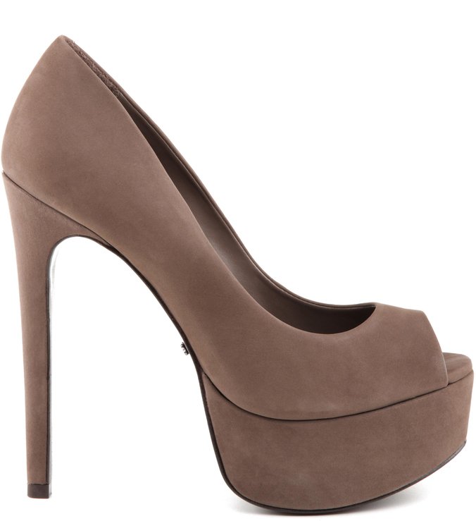 Peep Toe Burlesque Mineral Gray Peep Toe Burlesque Mineral Gray