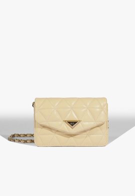 Bolsa Pequena Tiracolo 944 Matelasse Couro Nude