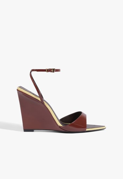 Sandália Anabela Elodie Verniz Vinho | Schutz