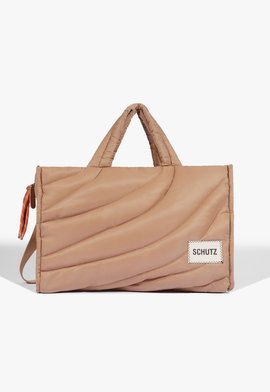 Bolsa Shopping Nylon Bege