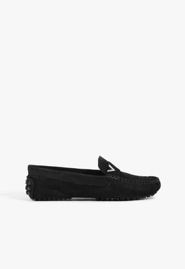 Mocassim Triangle Nobuck Preto