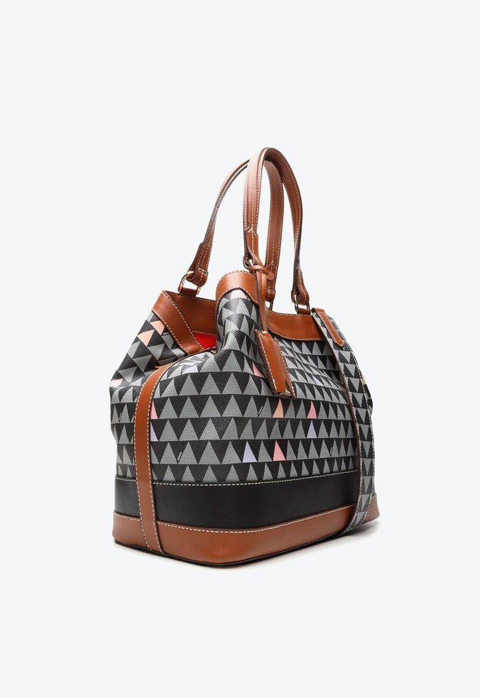 Bolsa Tote Neo Emma Triangle Preta
