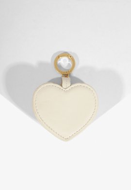 Porta AirPods Hoover Couro Branco