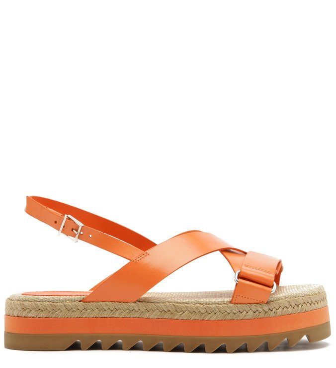 FLATFORM SPORTY SANDAL NATURAL ORANGE FLATFORM SPORTY SANDAL NATURAL ORANGE