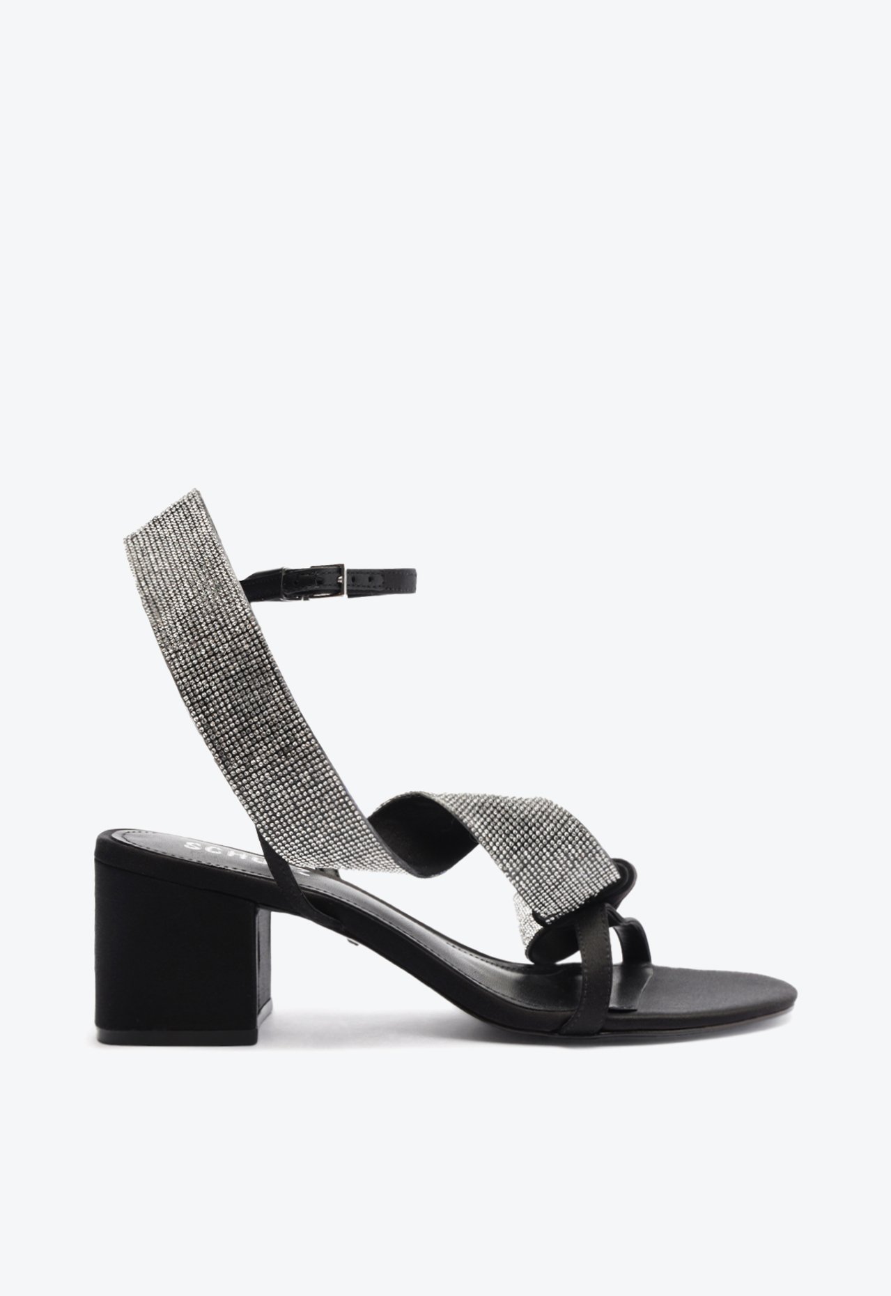 Sandália Cetim Preta | Schutz