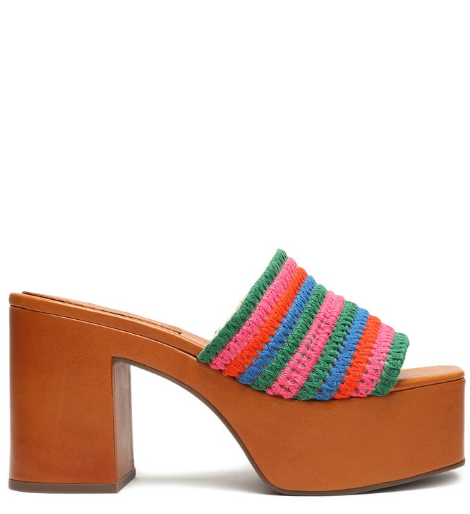 Sandália Clog Bohemian Colorida