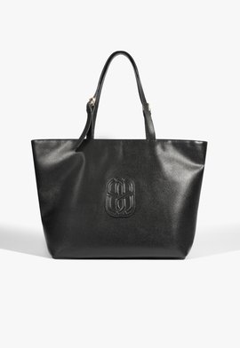 Bolsa Shopping Betty Grande Couro Preta