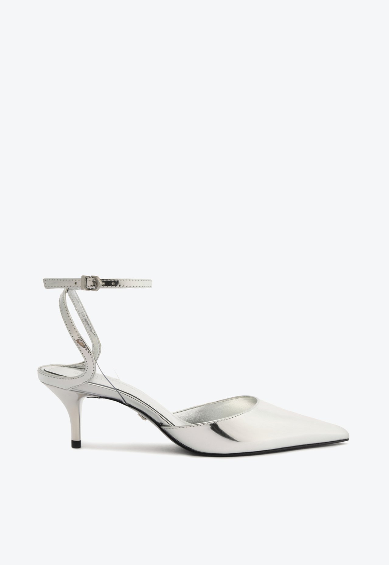 Scarpin Salto Baixo Skye Prata | Schutz