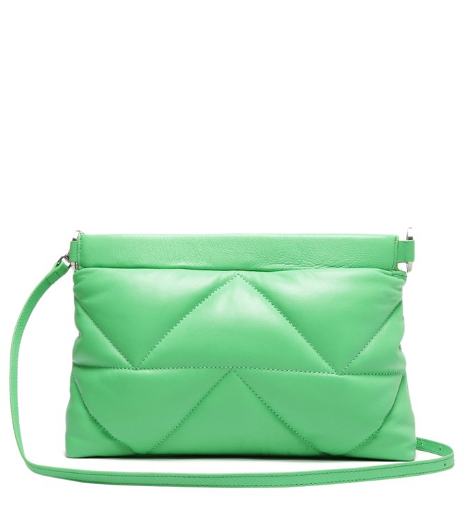 Bolsa Tiracolo Pequena Couro Verde Neon Bolsa Tiracolo Pequena Couro Verde Neon