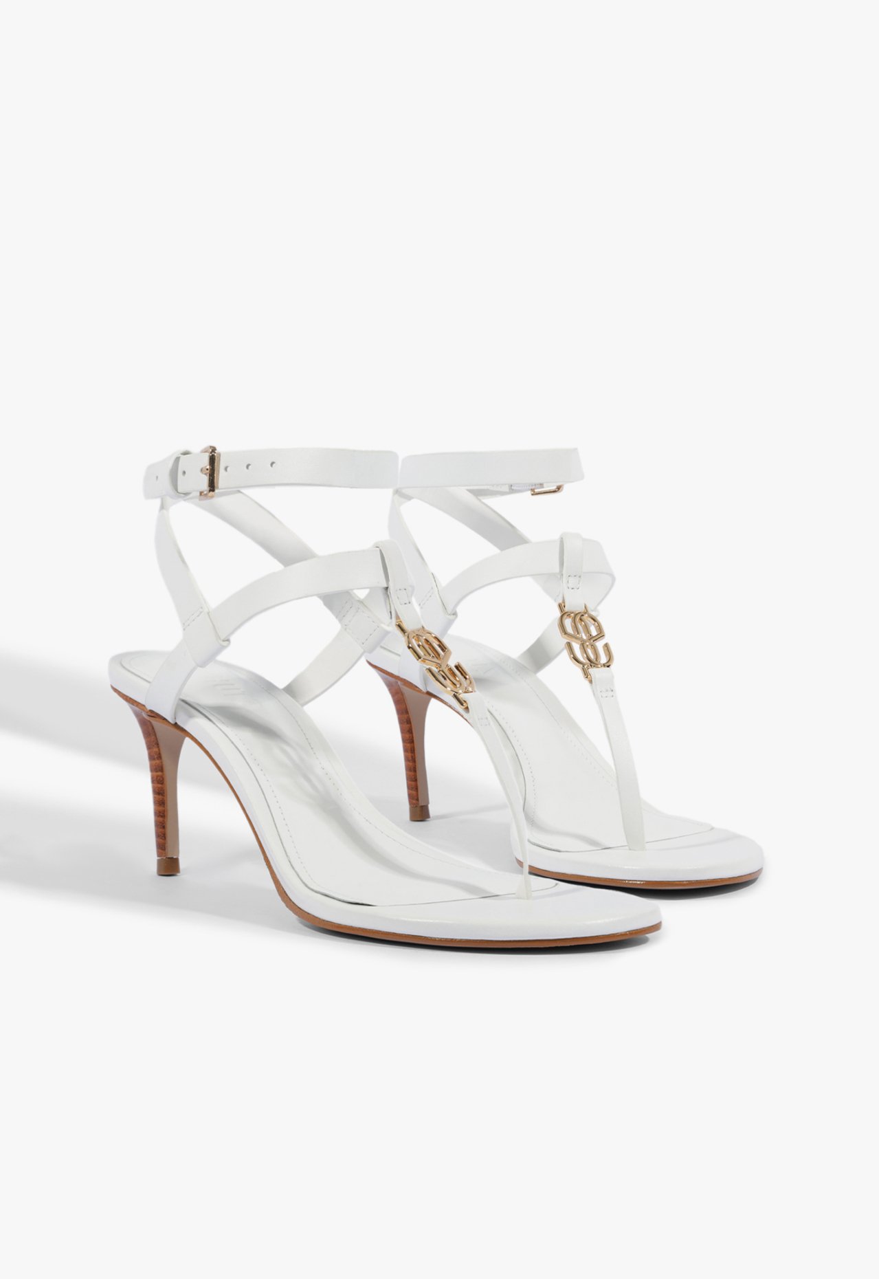 Sandália T-strap Branca | Schutz