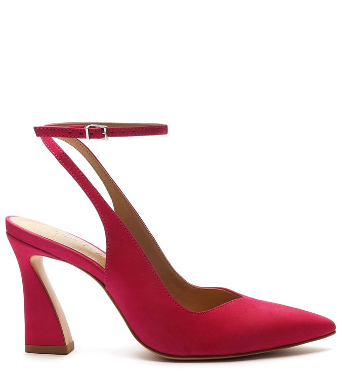 Sapato Scarpin Slingback Salto Arquitetônico Pink Sapato Scarpin Slingback Salto Arquitetônico Pink