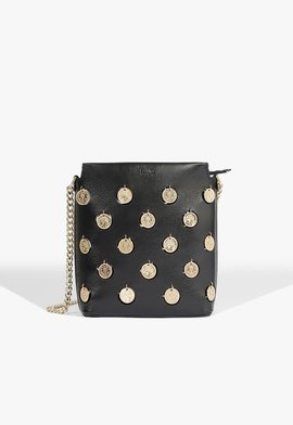 Bolsa Tiracolo Luma Couro Preta
