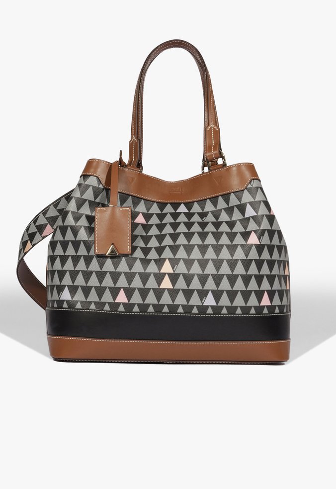 Vista 3 Bolsa Tote Neo Emma Triangle Preta Schutz Unissex Schutz Unissex