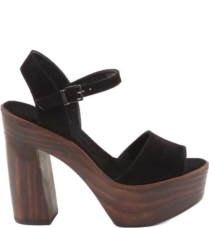 Sandália Meia Pata Madeira Black Sandália Meia Pata Madeira Black