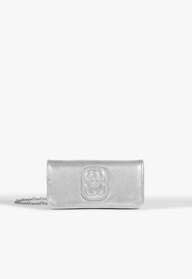 Bolsa Tiracolo Mini Icon Belle Couro Prata