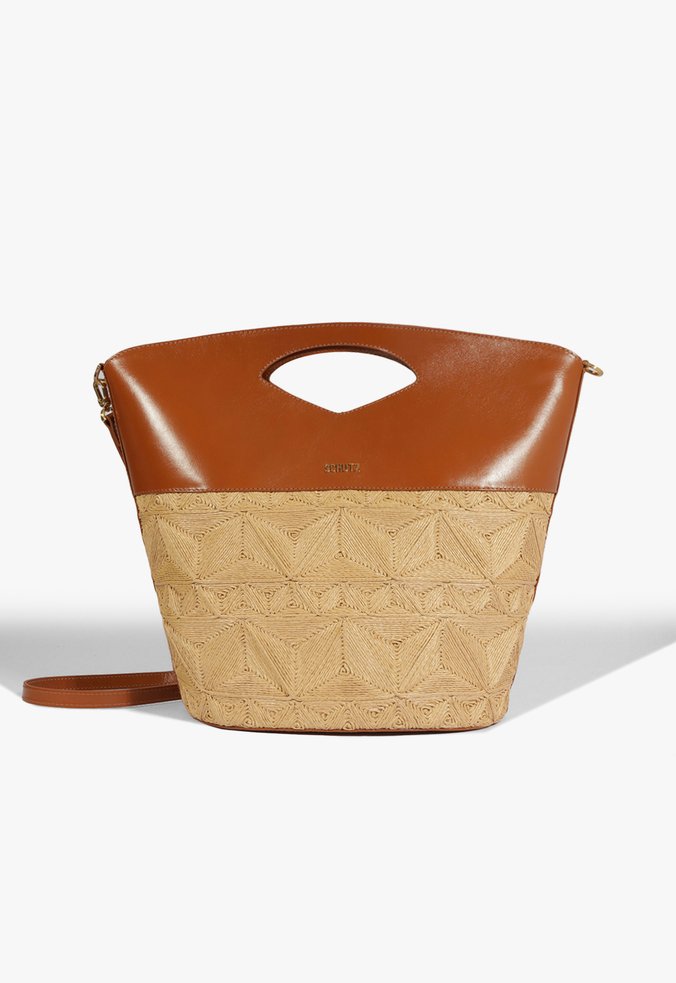 Bolsa Beach Couro Marrom