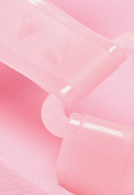 Sandália Papete Jellys Plástico Rosa