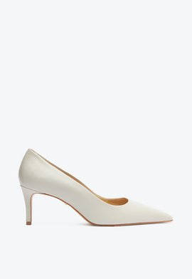 Scarpin Couro Cinza