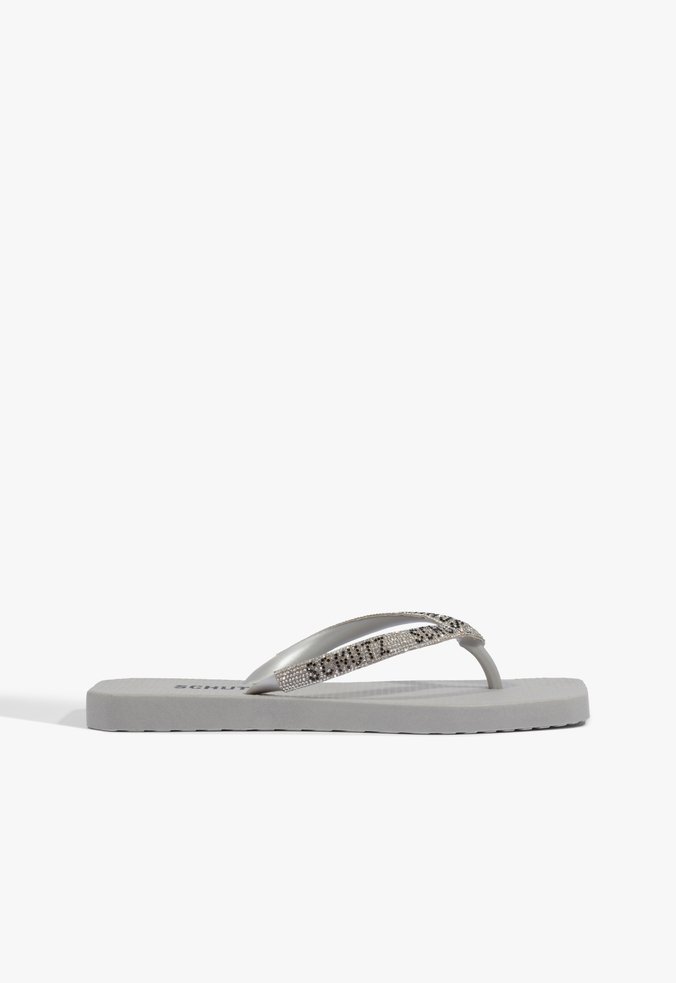 Chinelo Bico quadrado Cinza
