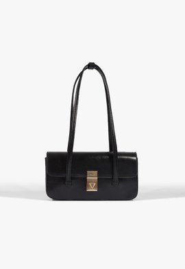 Bolsa Tiracolo Liz Pequena Couro Preta