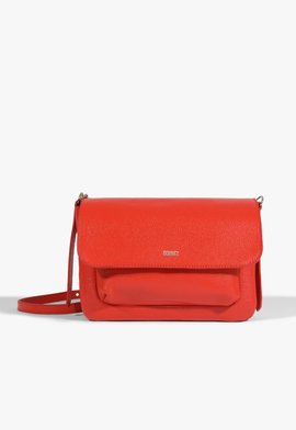 Bolsa Tiracolo Crossbody Brooke Média Couro Vermelha