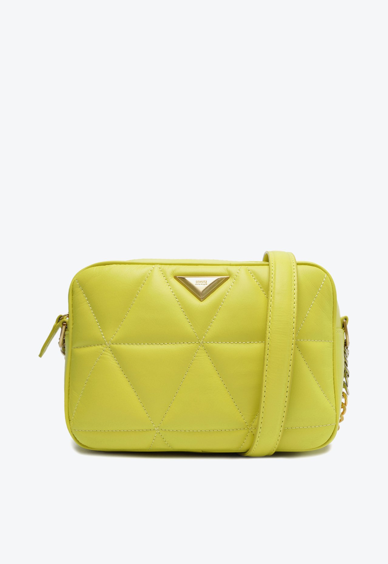Bolsa Tiracolo Maxi Camera 944 Soft Couro Verde | Schutz