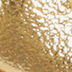 Sandália Papete Tiras Couro Dourada