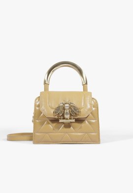 Bolsa Crossbody New Believe Pequena Couro Nude