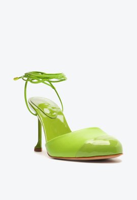 Sapato Scarpin Cecilia Couro Verde