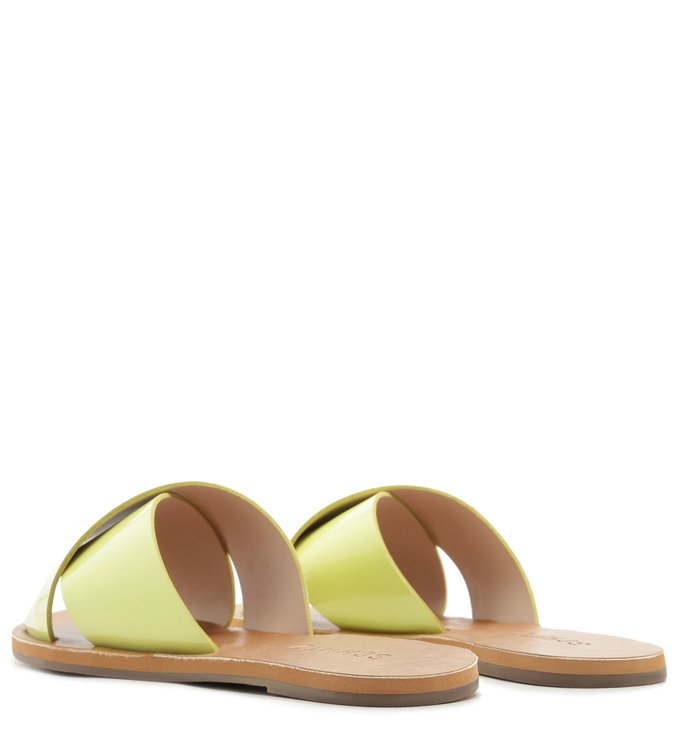 FLAT SLIDE CROSS VERNIZ LIME FLAT SLIDE CROSS VERNIZ LIME