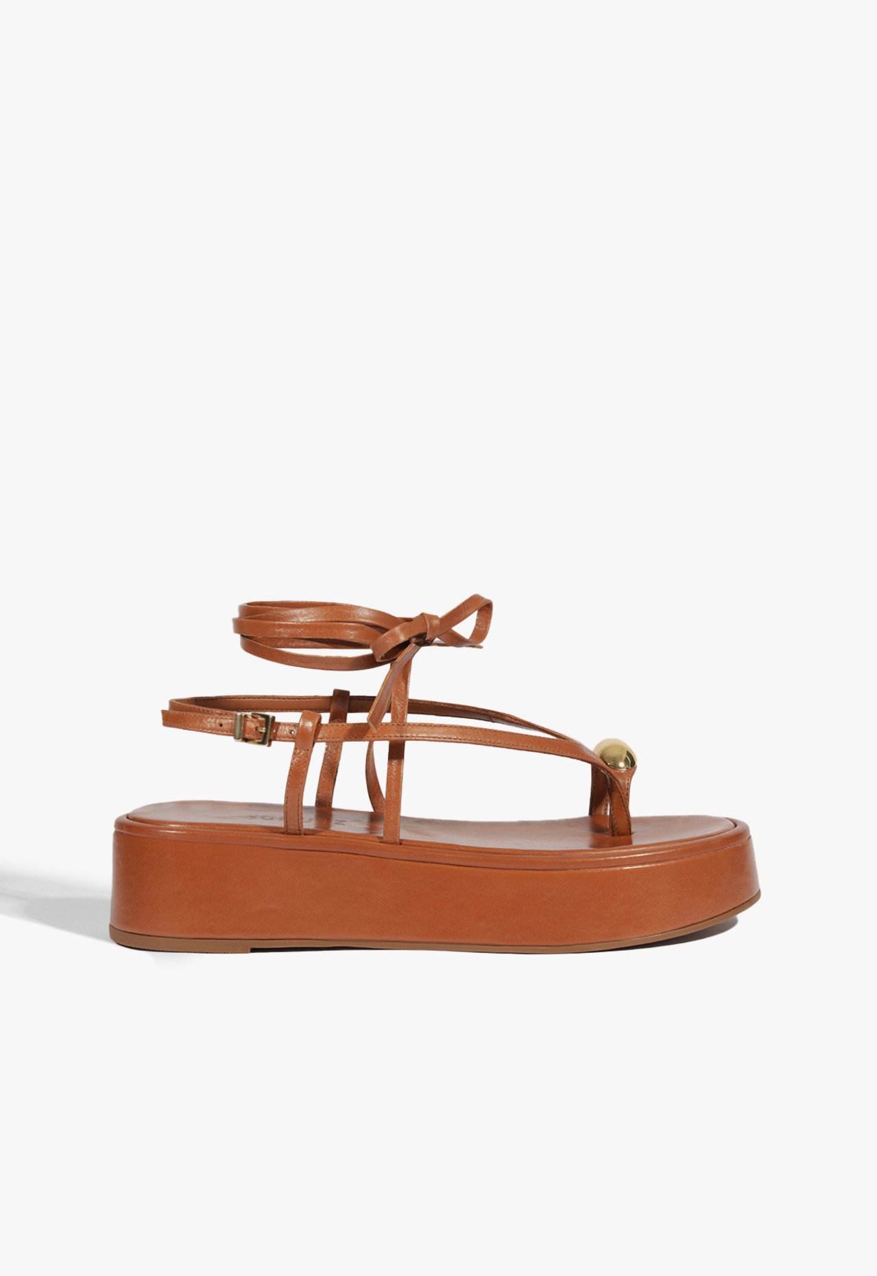 Sandalia Papete Zadie Couro Marrom | Schutz