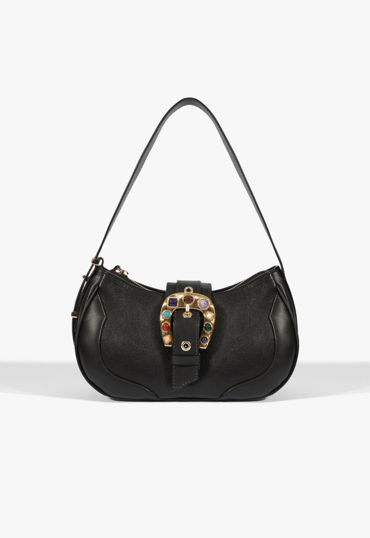 Bolsa Média Sable Couro Preta | Schutz