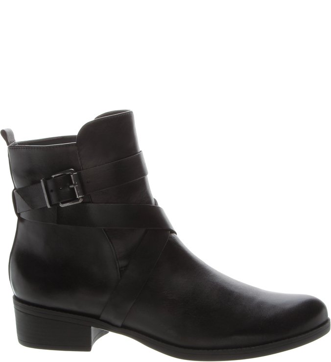 Flat Boot Cano Médio Black